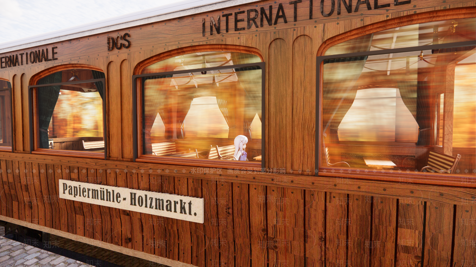 欧式轨道车SU模型下载【ID:591271788】