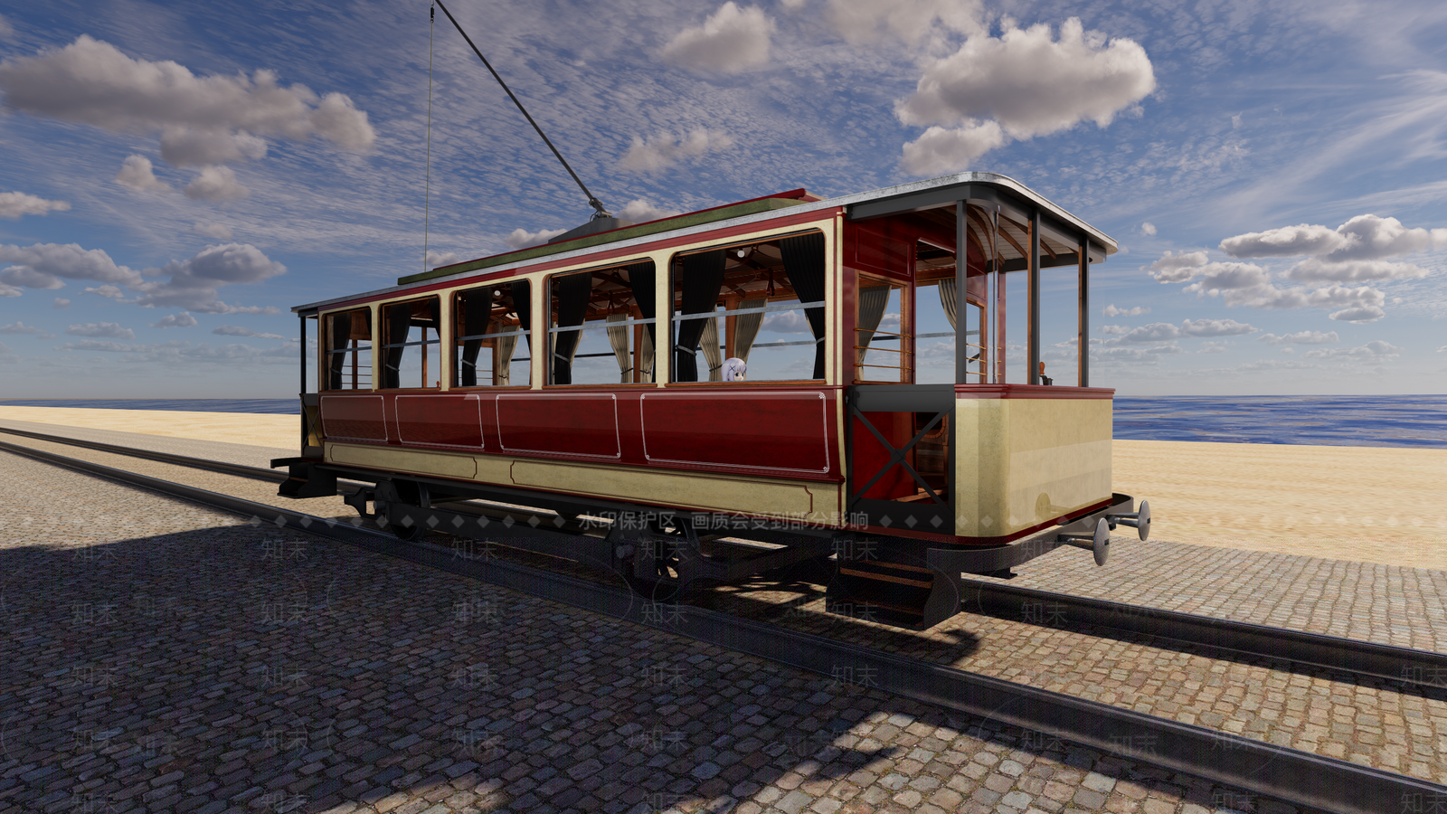 欧式轨道车SU模型下载【ID:591272733】