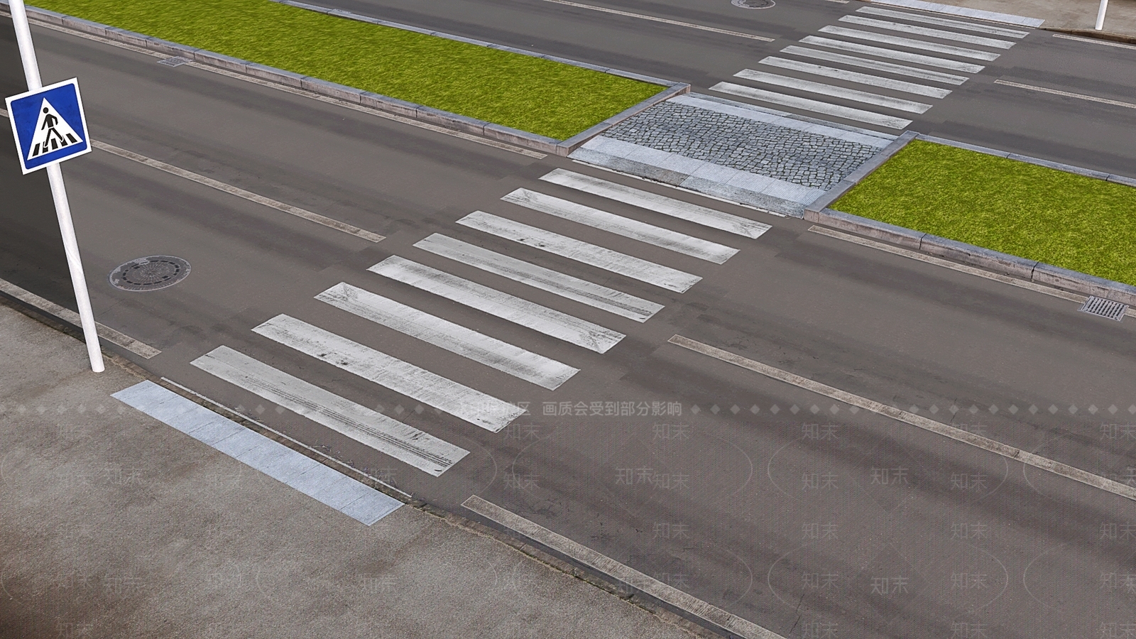 现代道路3D模型下载【ID:591283439】