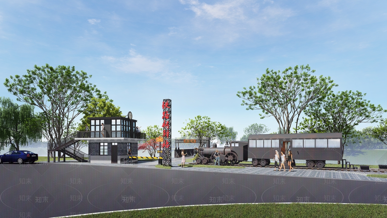 工业风小公建SU模型下载【ID:391312310】
