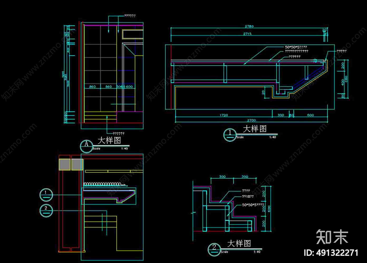 会议室cad施工图下载【ID:491322271】