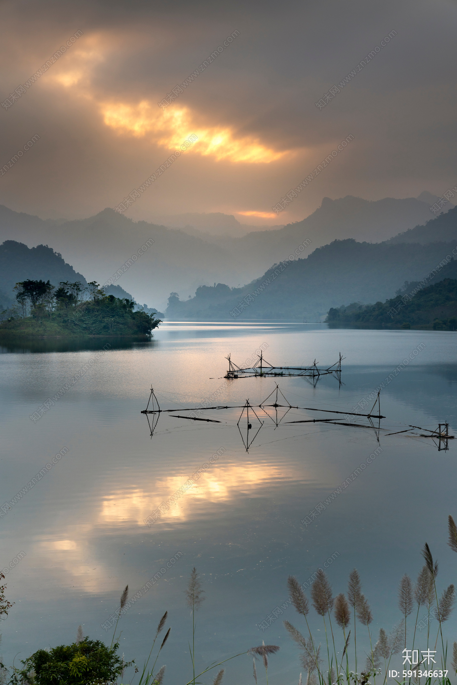 高山湖泊外景贴图下载