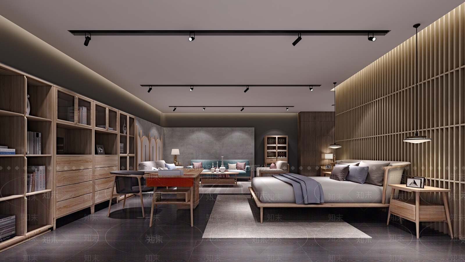 北欧家居展厅3D模型下载【ID:391417695】