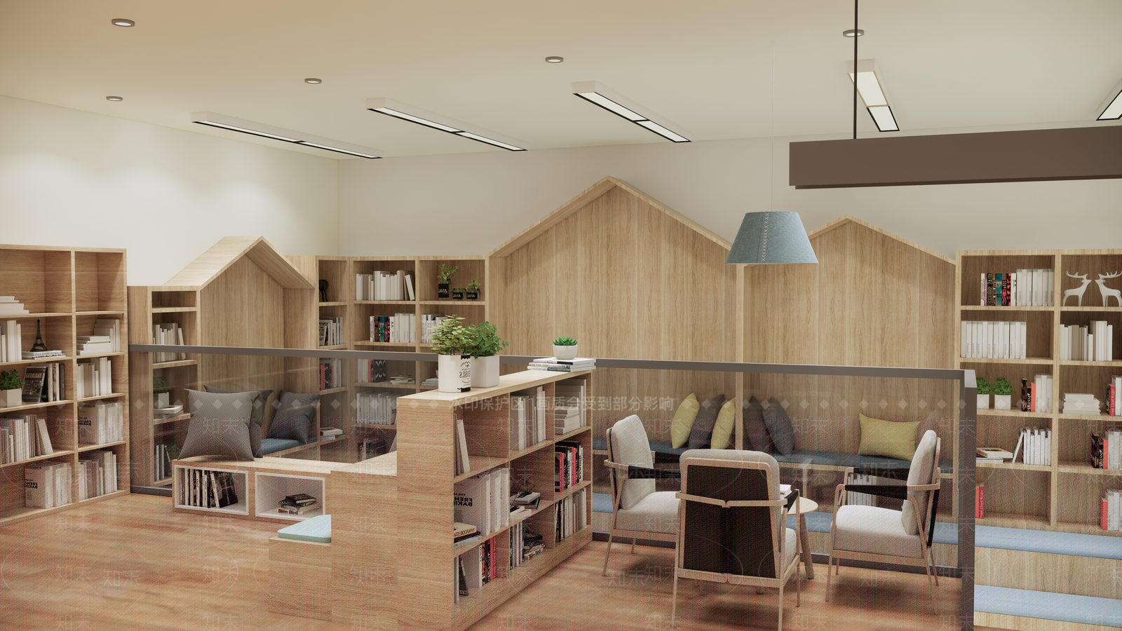 现代书店SU模型下载【ID:691420400】