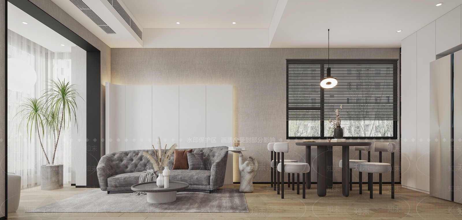 现代单身公寓3D模型下载【ID:991446744】