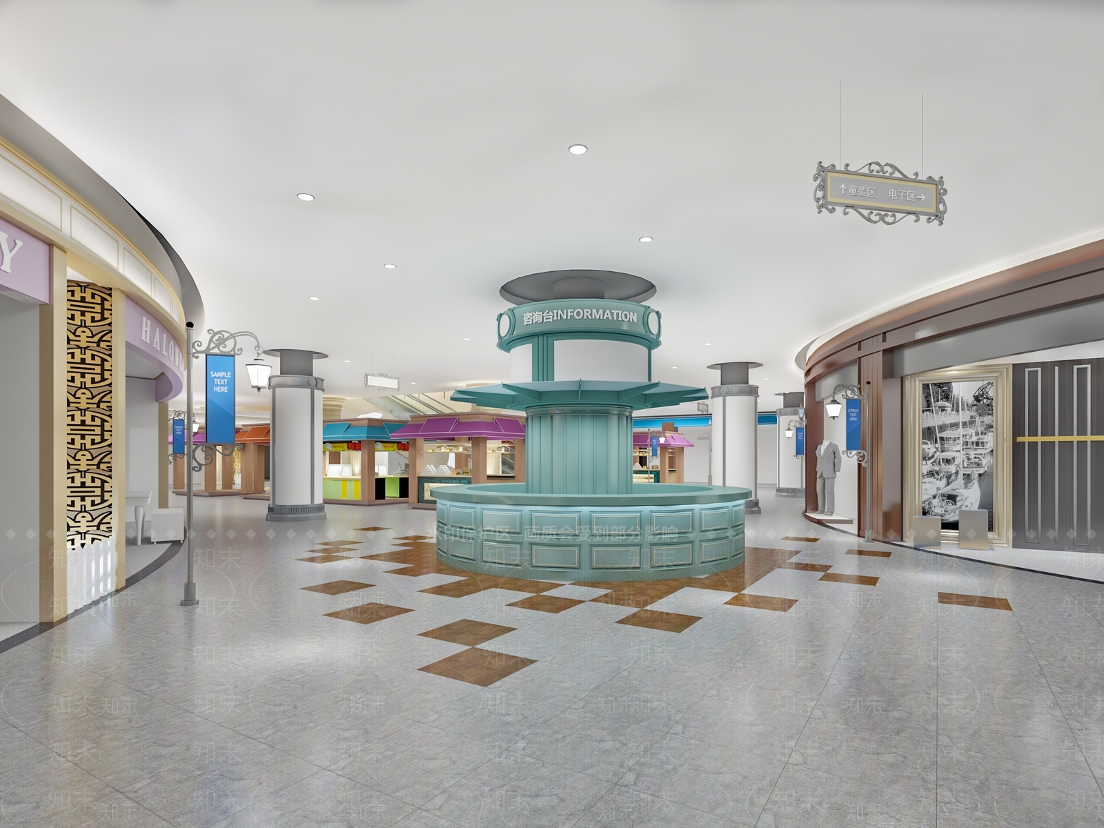 现代商场3D模型下载【ID:291486970】