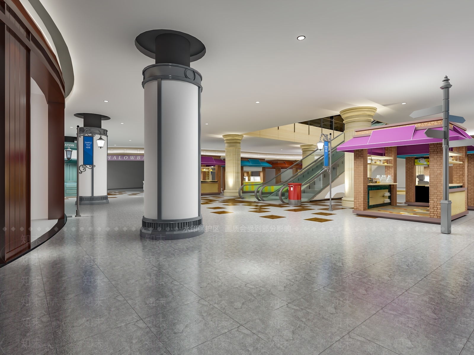 现代商场3D模型下载【ID:291486970】