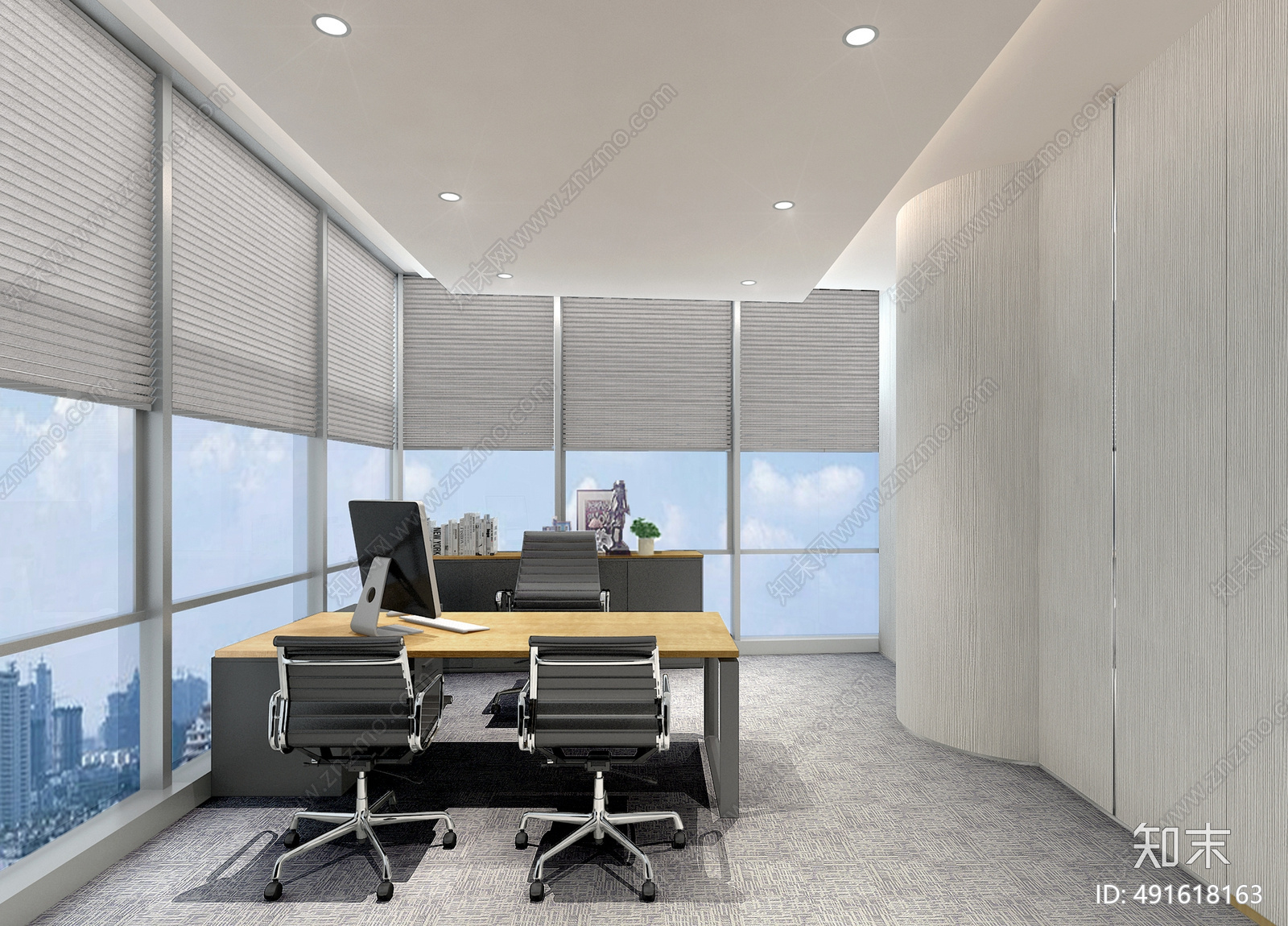办公室cad施工图下载【ID:491618163】