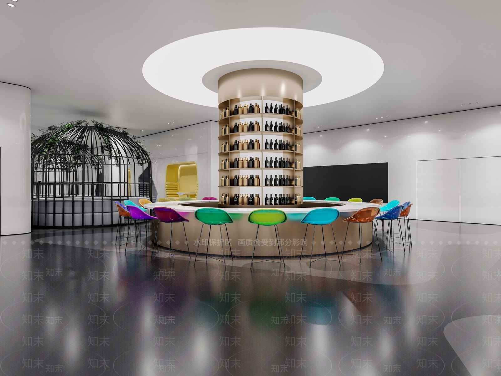 现代酒吧3D模型下载【ID:491647468】
