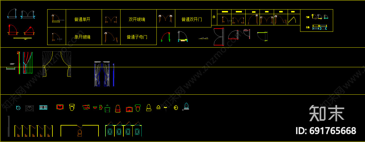 动态块cad施工图下载【ID:691765668】