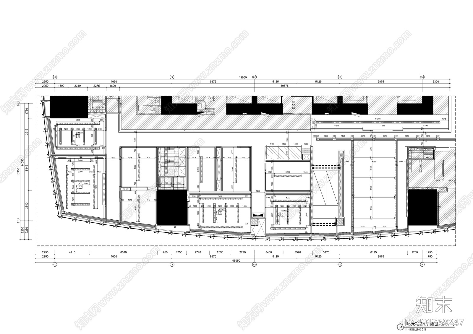 办公室施工图下载【ID:491769247】