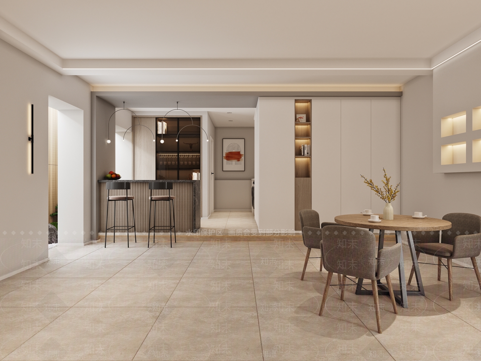 现代家居影音室3D模型下载【ID:891781972】