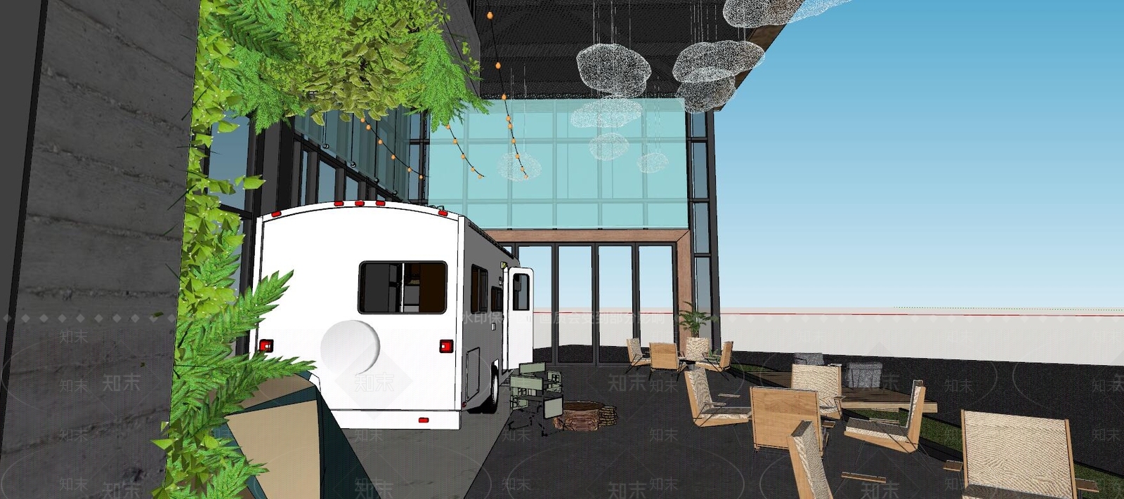 现代汽车展厅SU模型下载【ID:491788856】