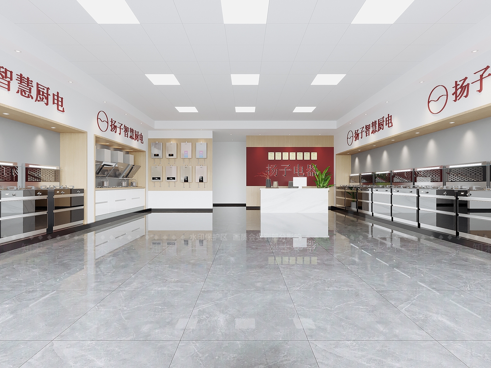现代家居专卖店3D模型下载【ID:391820094】