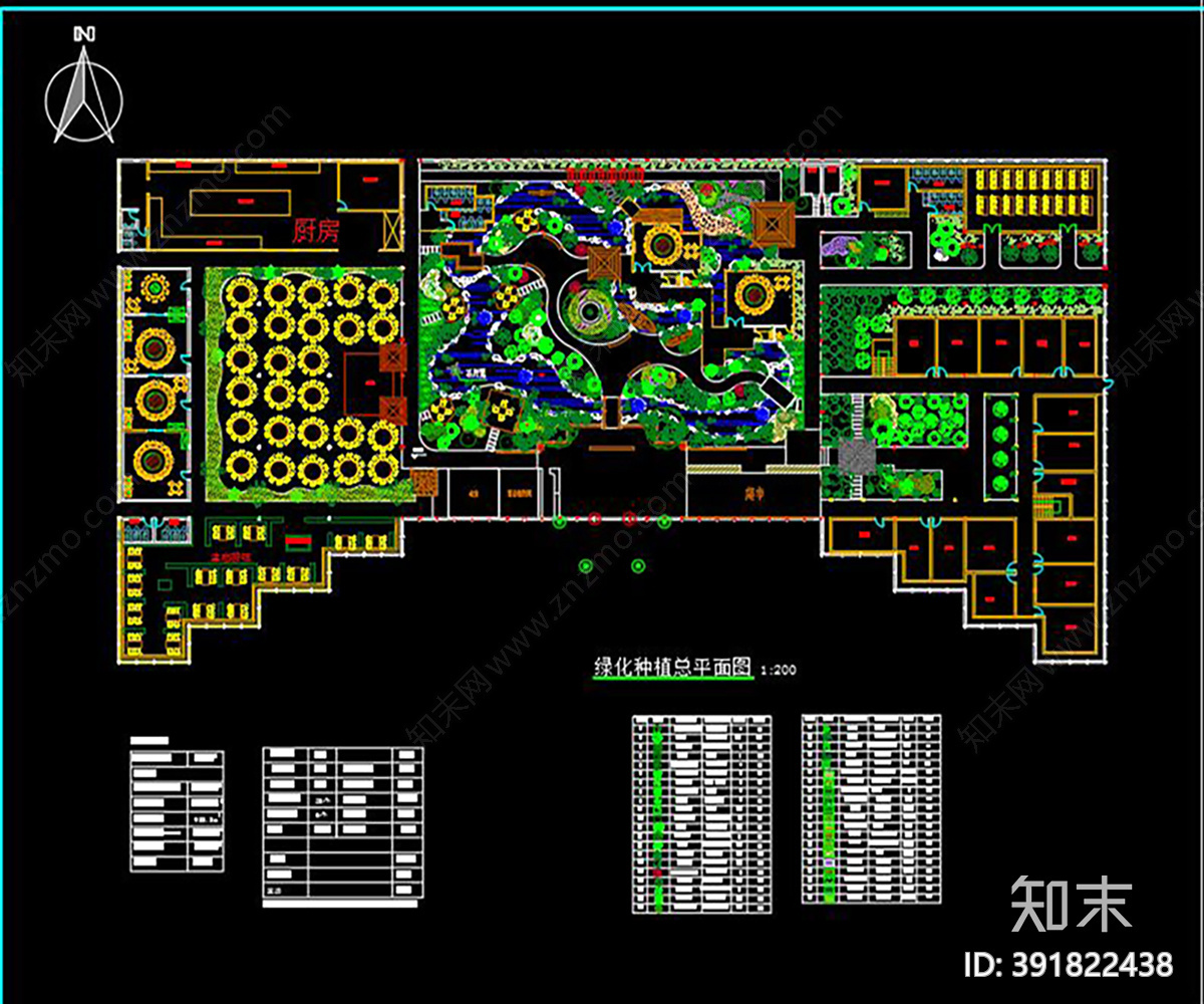 餐厅cad施工图下载【ID:391822438】