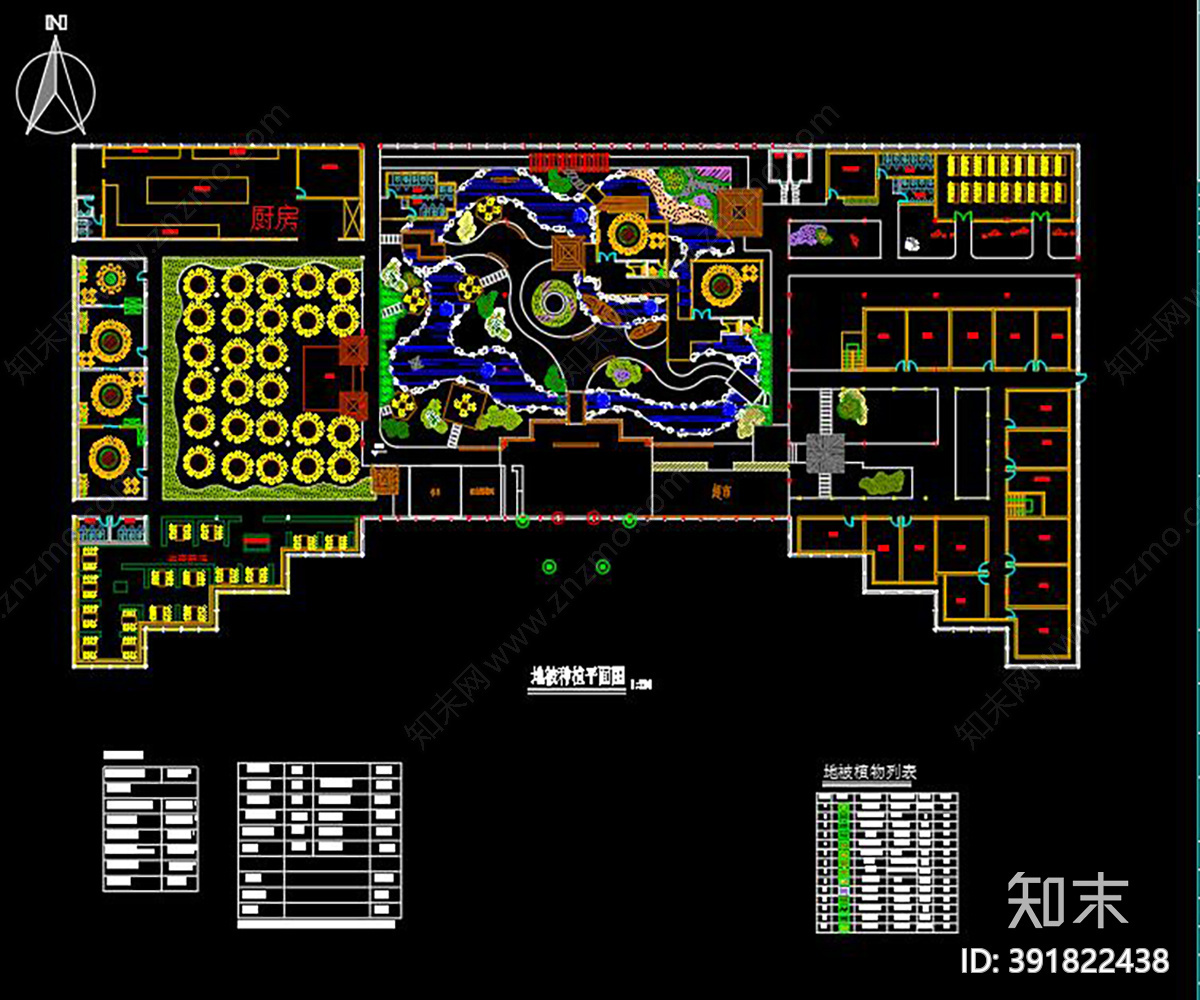 餐厅cad施工图下载【ID:391822438】