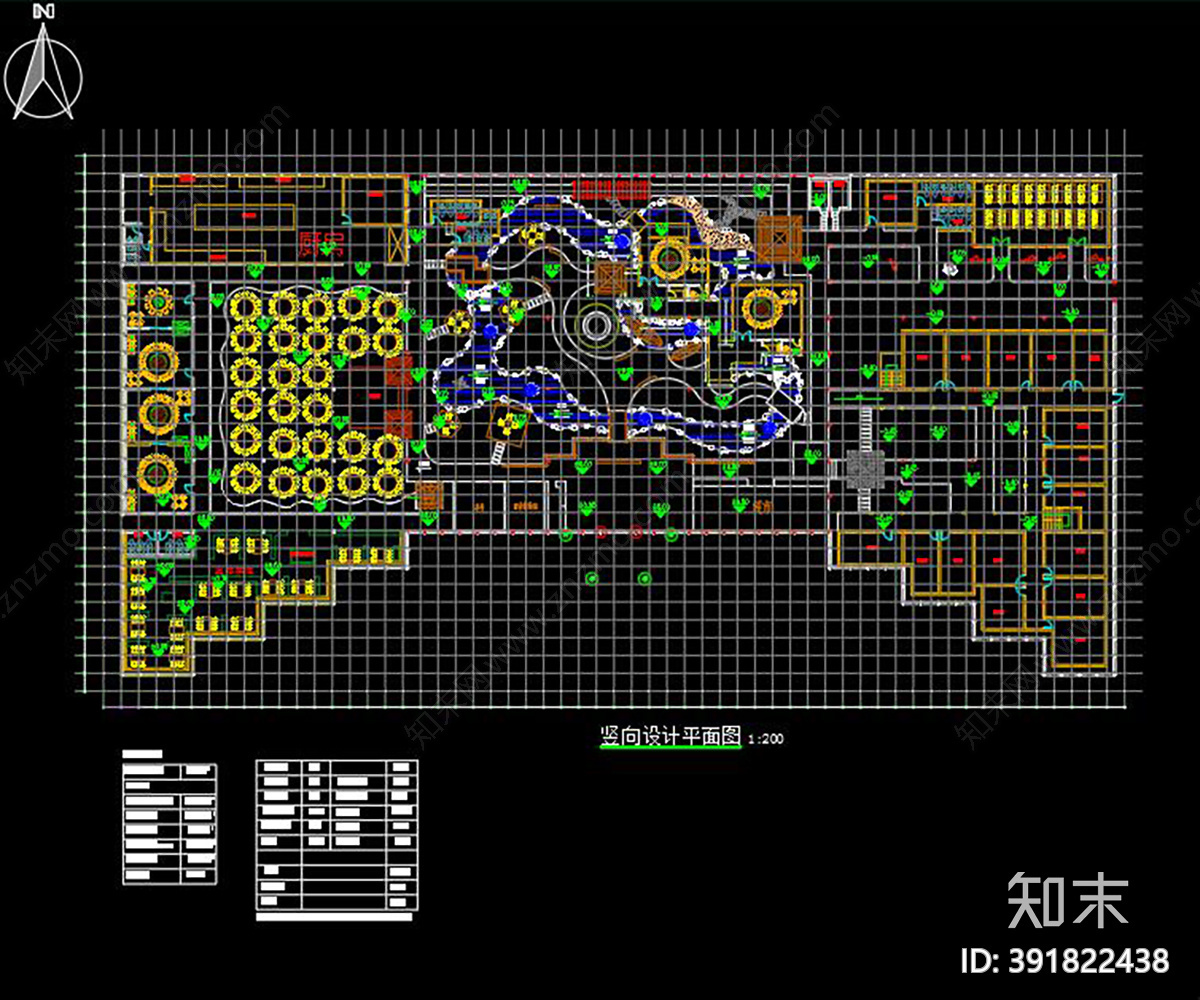 餐厅cad施工图下载【ID:391822438】