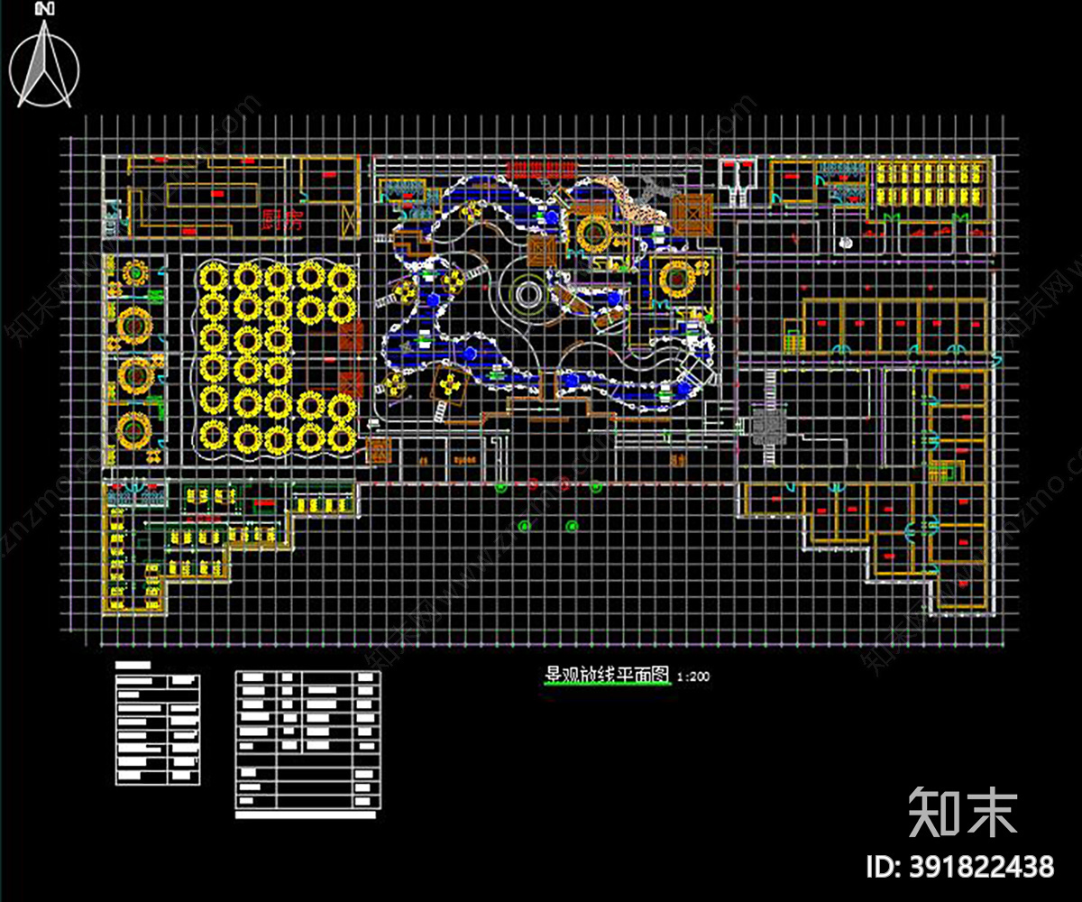 餐厅cad施工图下载【ID:391822438】