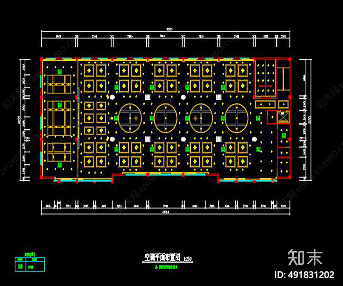 会议场馆cad施工图下载【ID:491831202】