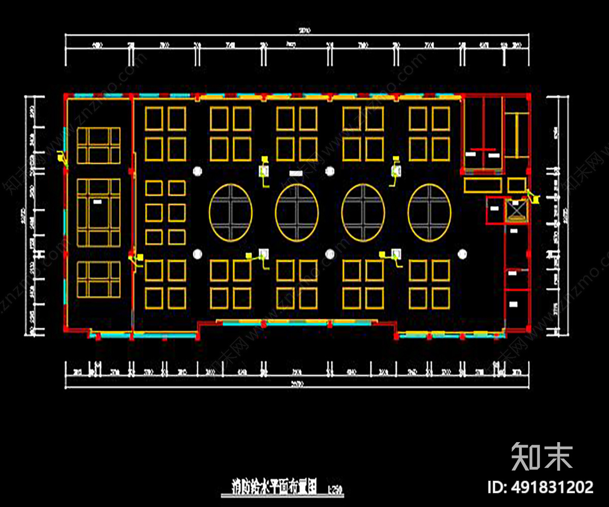 会议场馆cad施工图下载【ID:491831202】