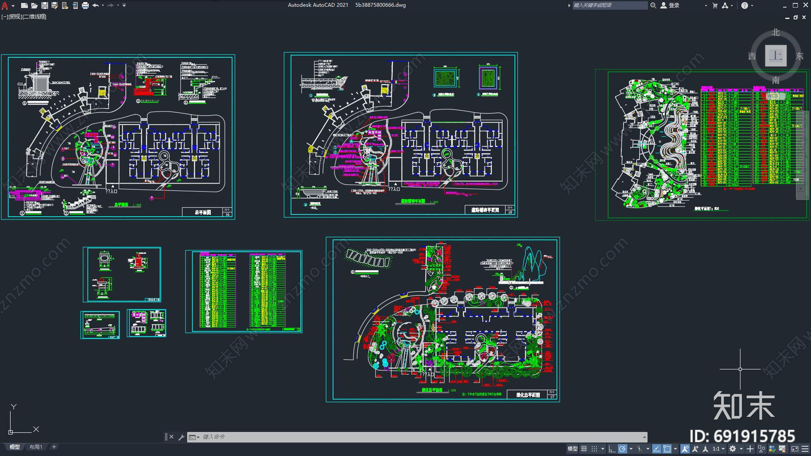 住宅小区施工图下载【ID:691915785】