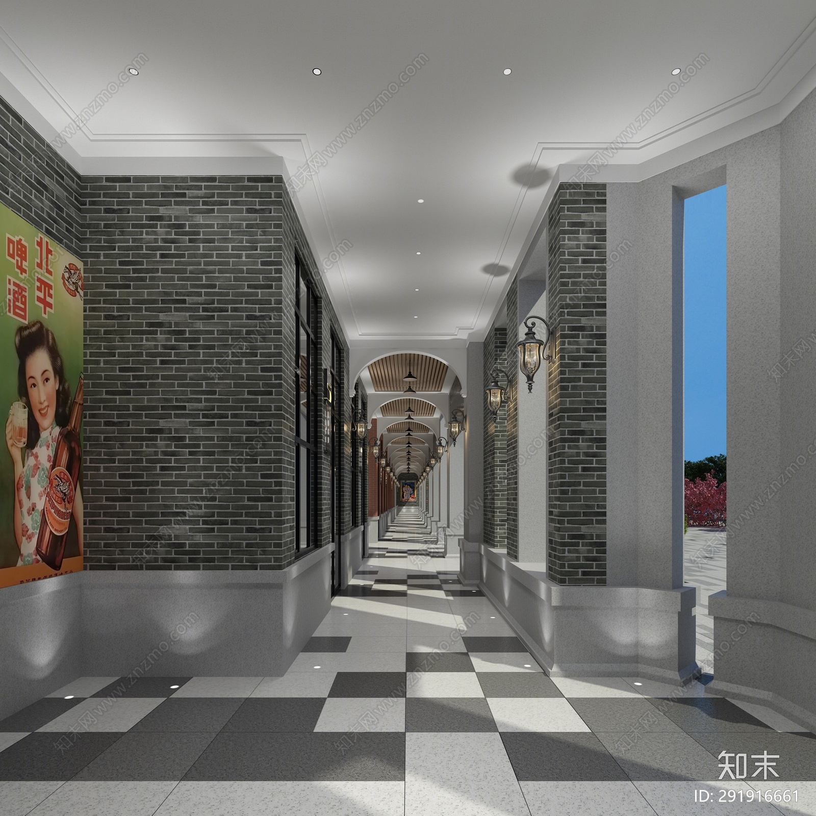 简欧餐厅3D模型下载【ID:291916661】