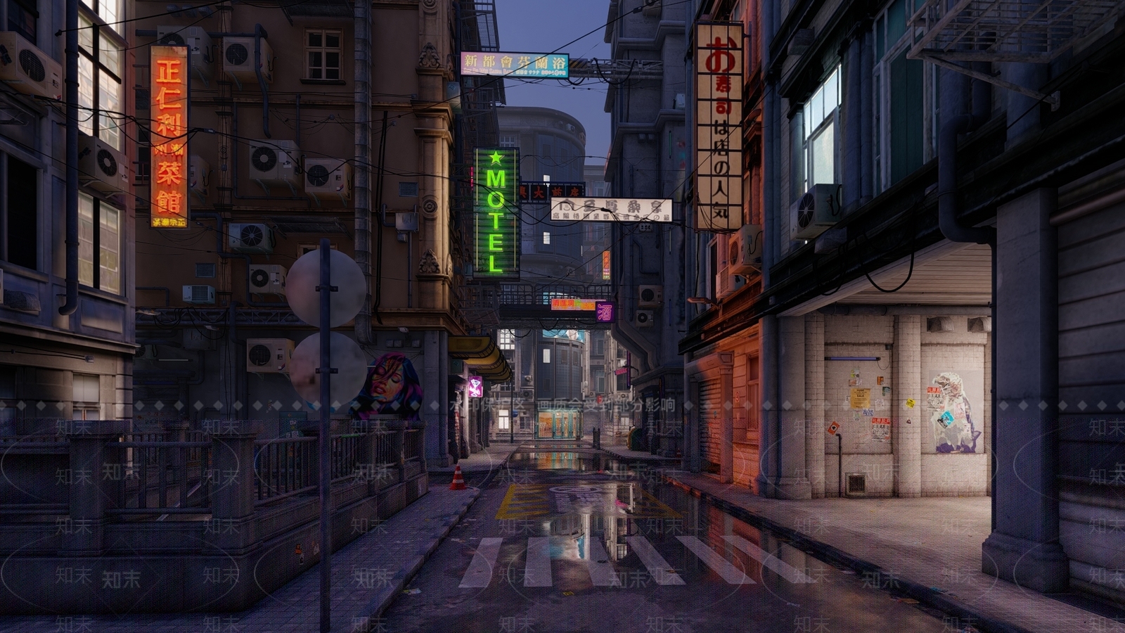 工业风商业街SU模型下载【ID:392040994】
