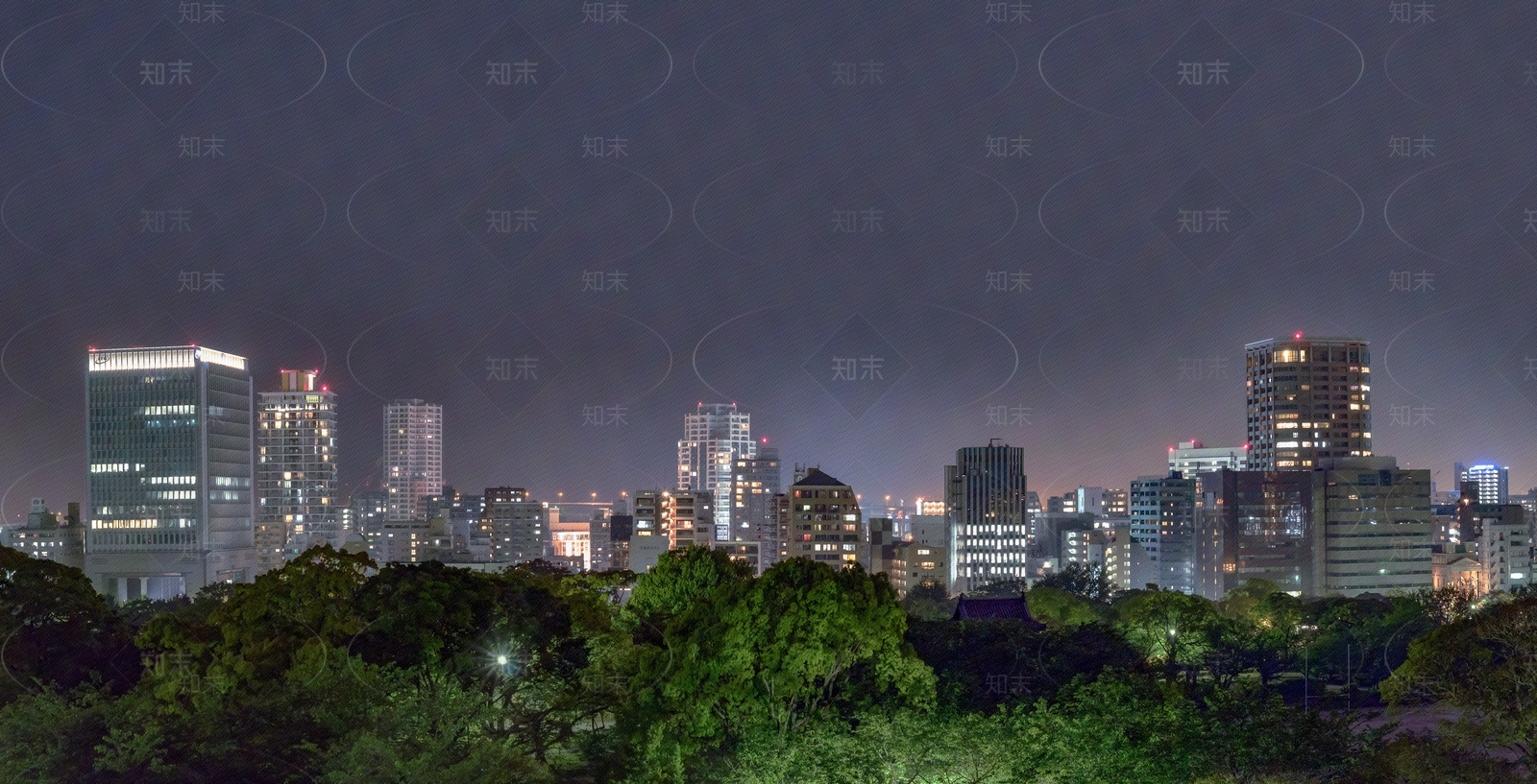 晚上城市外景贴图贴图下载【ID:592130479】