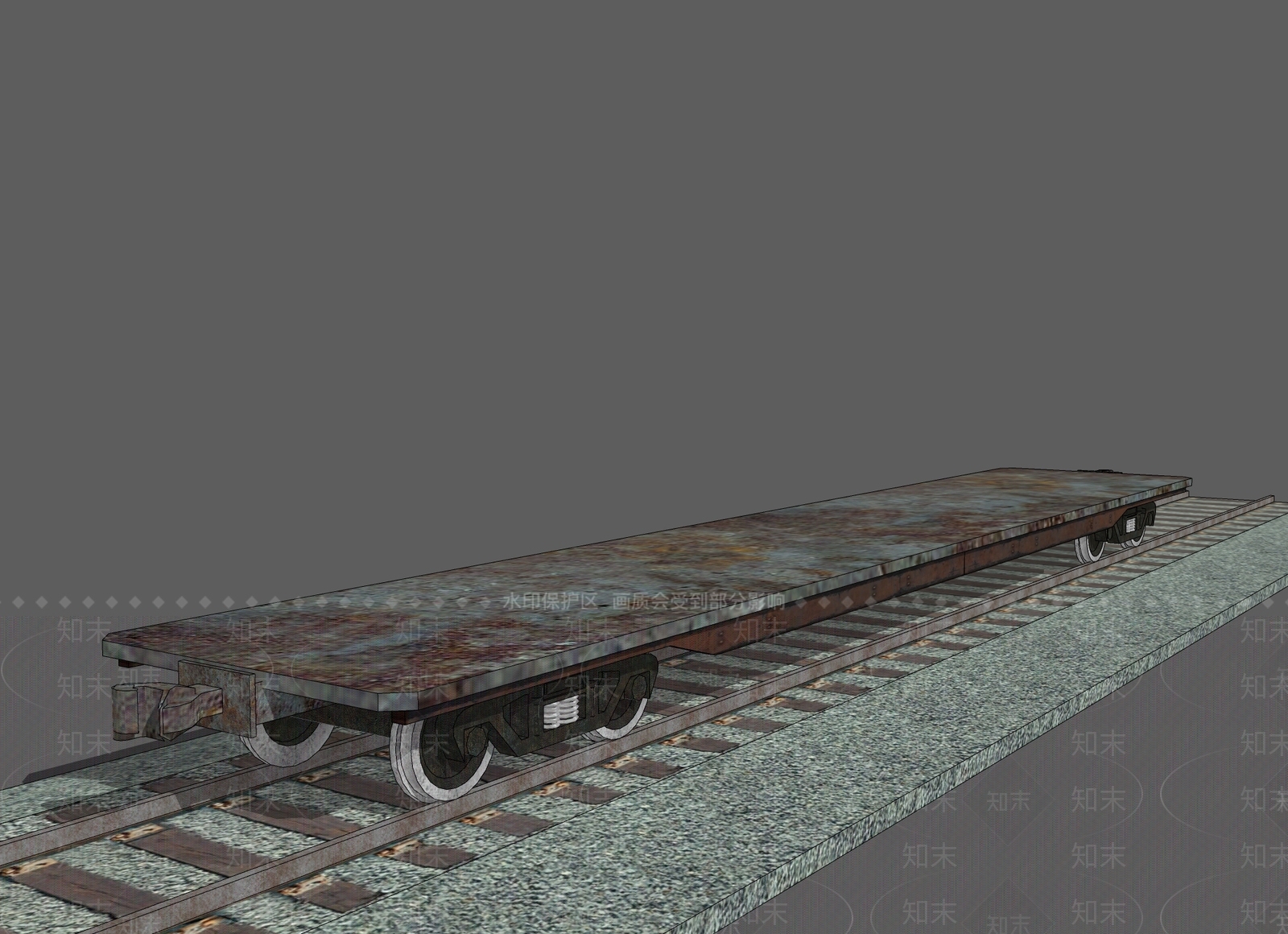 现代轨道车SU模型下载【ID:592160706】