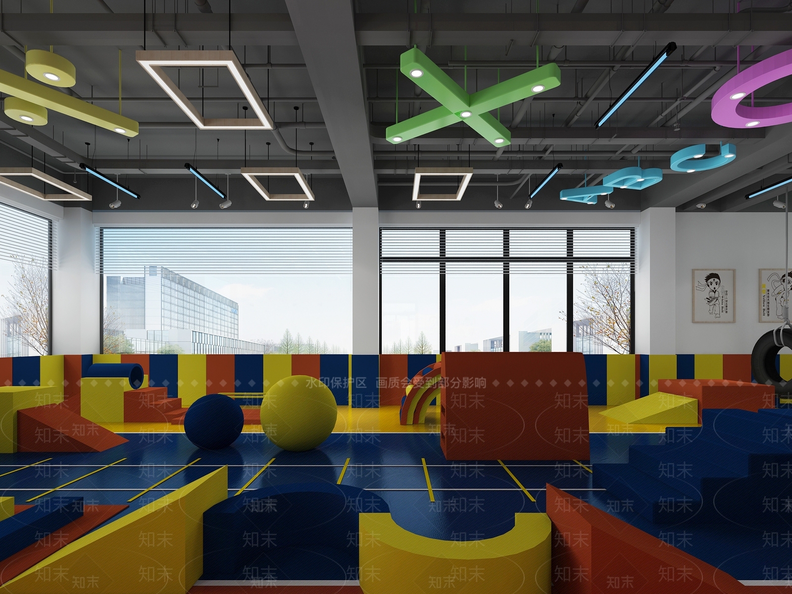 现代武术馆3D模型下载【ID:392160433】