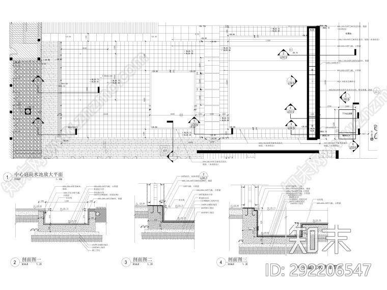 现代度假酒店园建cad施工图下载【ID:292206547】