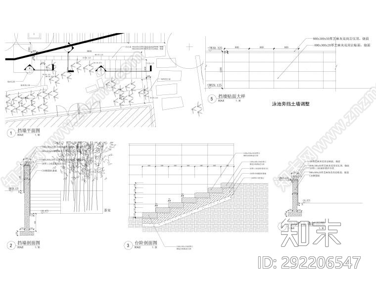 现代度假酒店园建cad施工图下载【ID:292206547】