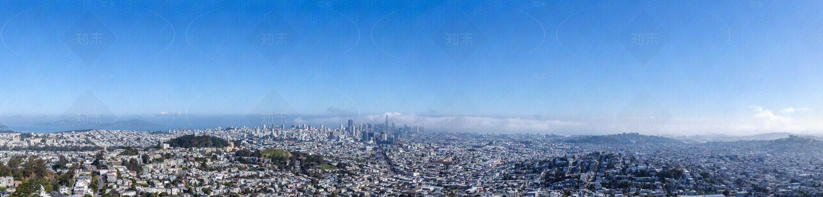 蓝天鸟瞰外景图贴图下载【ID:192234448】