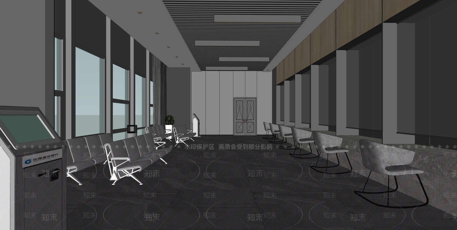 现代银行SU模型下载【ID:792258378】