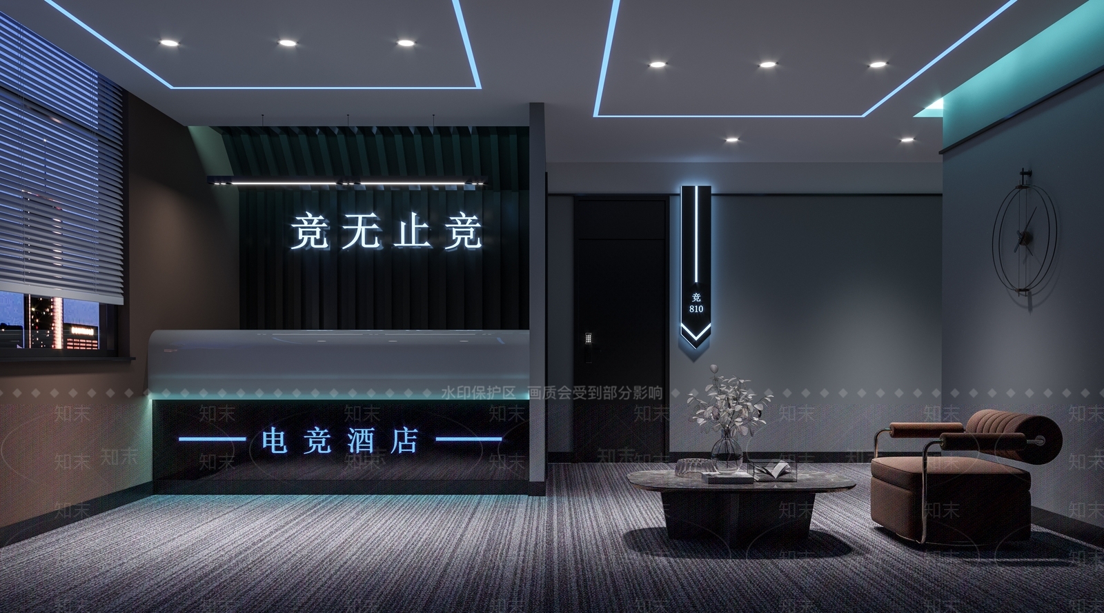 现代网吧网咖3D模型下载【ID:992264280】
