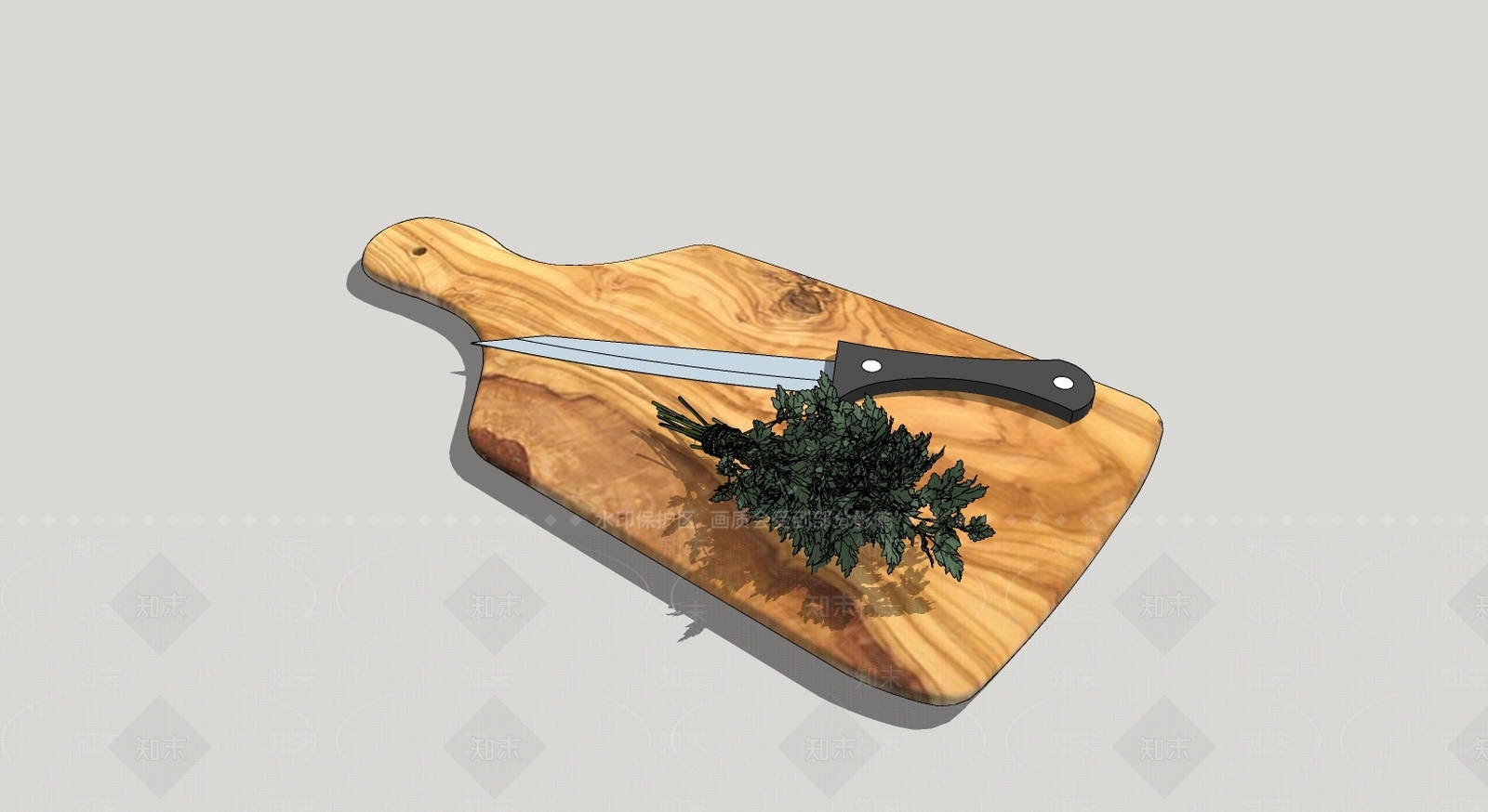 现代厨房用品SU模型下载【ID:192269336】