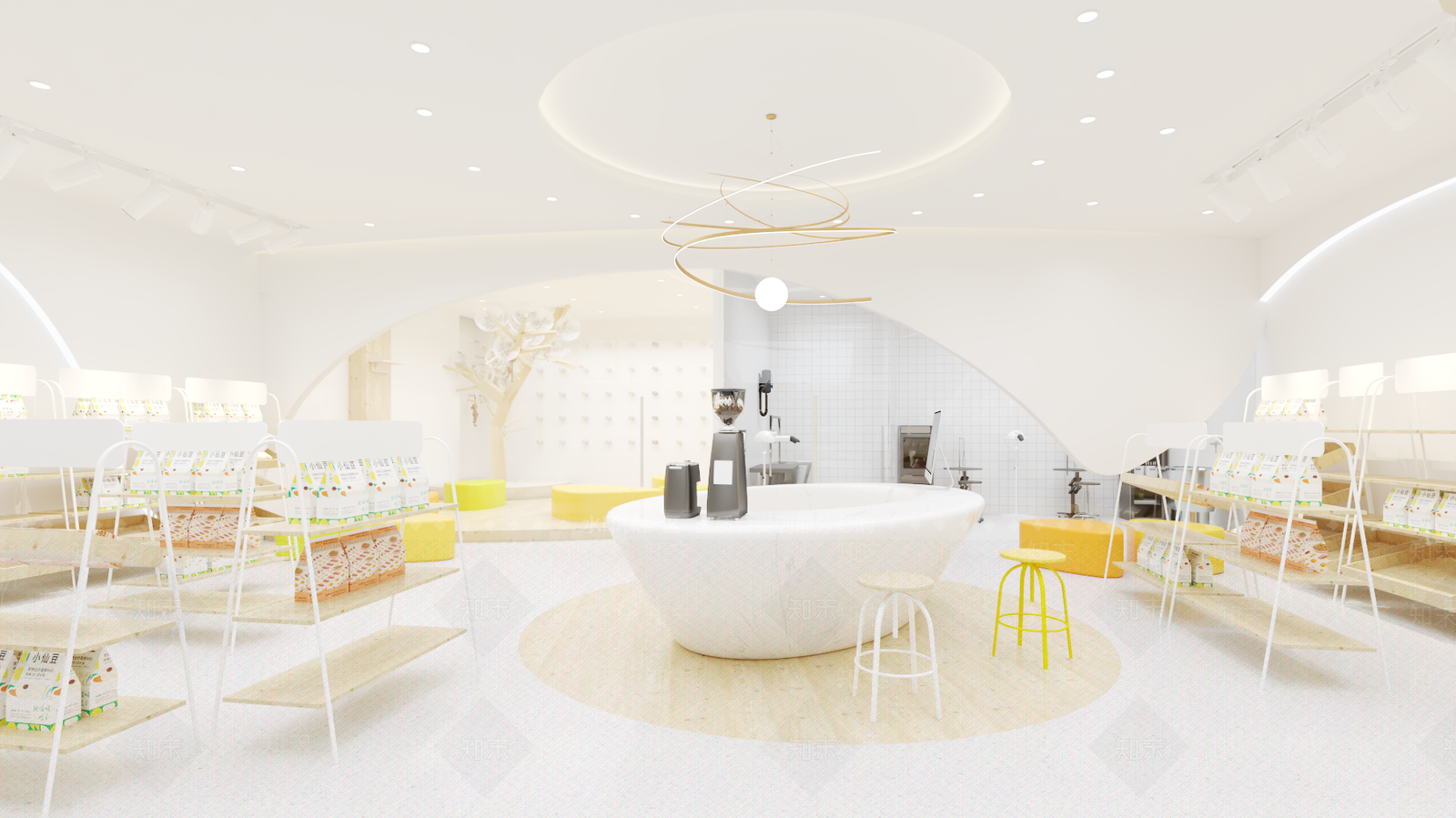 现代宠物店SU模型下载【ID:992272120】