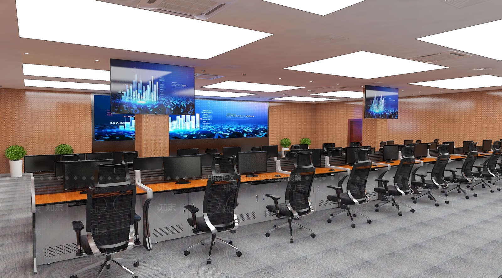 现代指挥中心3D模型下载【ID:792289843】