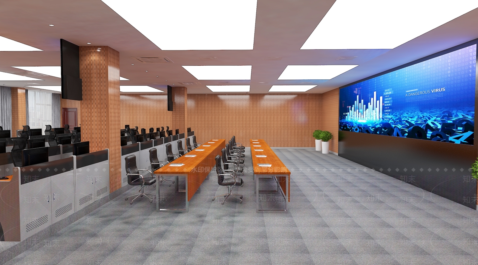 现代指挥中心3D模型下载【ID:792289843】