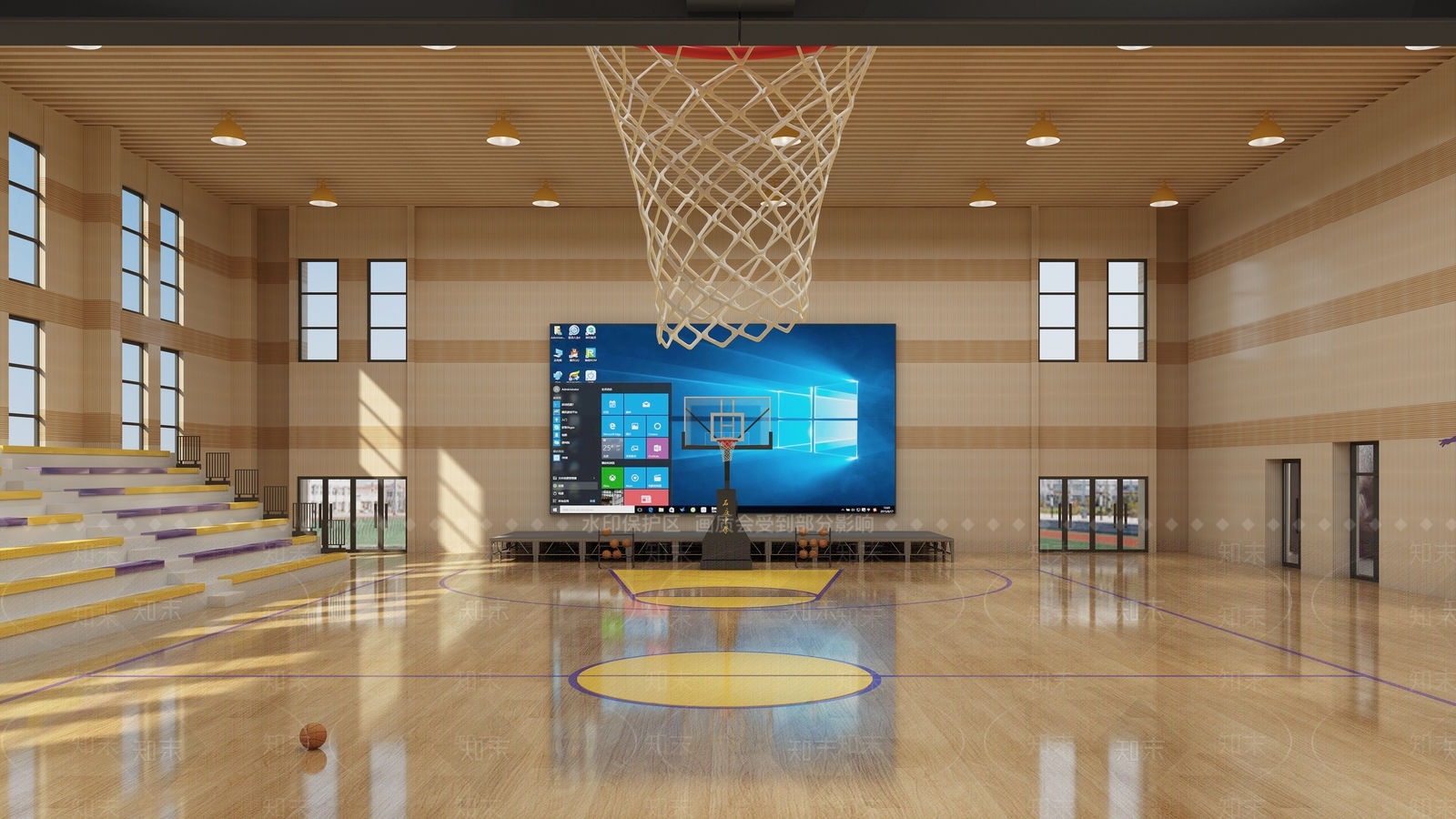 现代体育馆3D模型下载【ID:392292861】