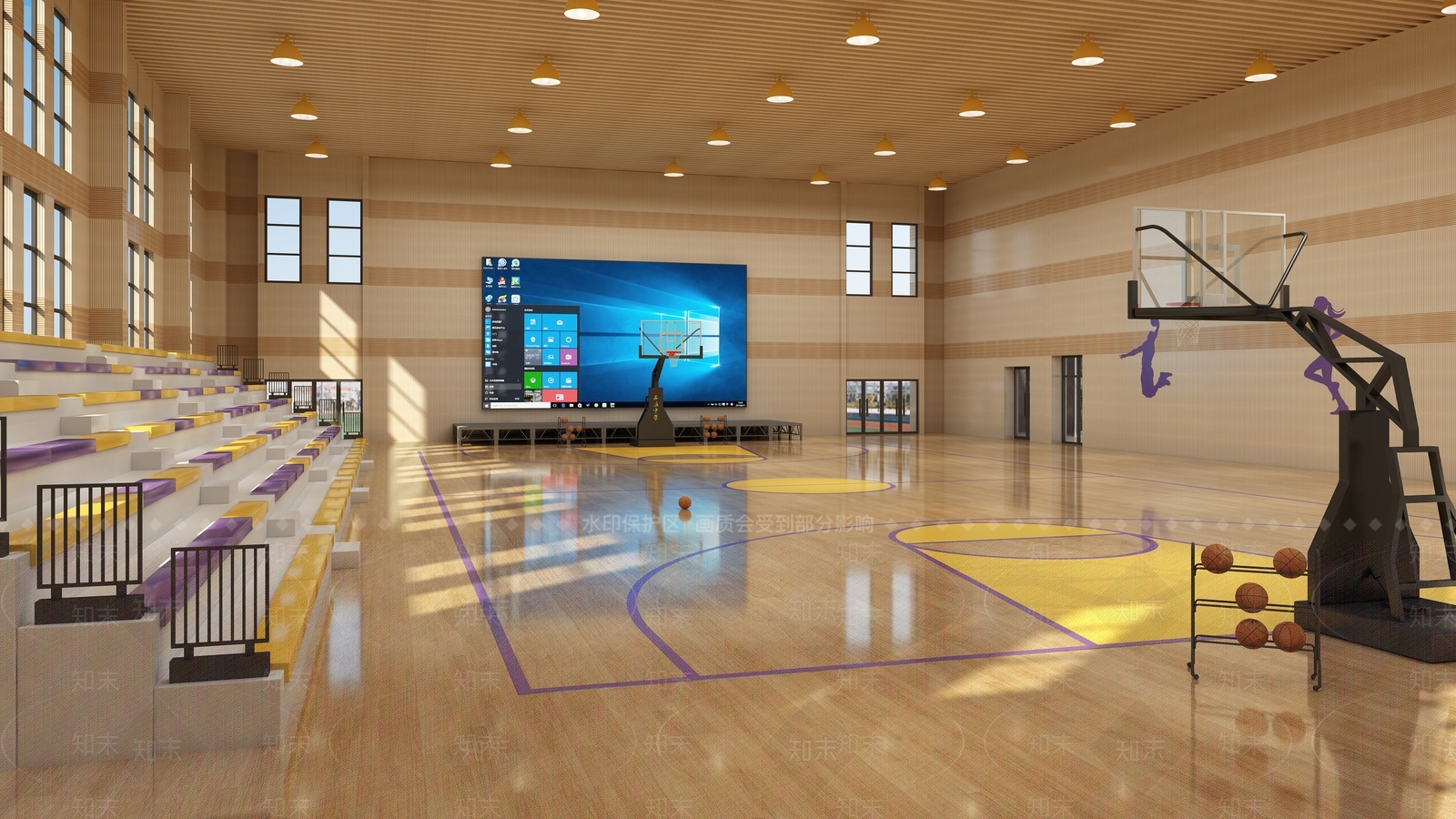 现代体育馆3D模型下载【ID:392292861】