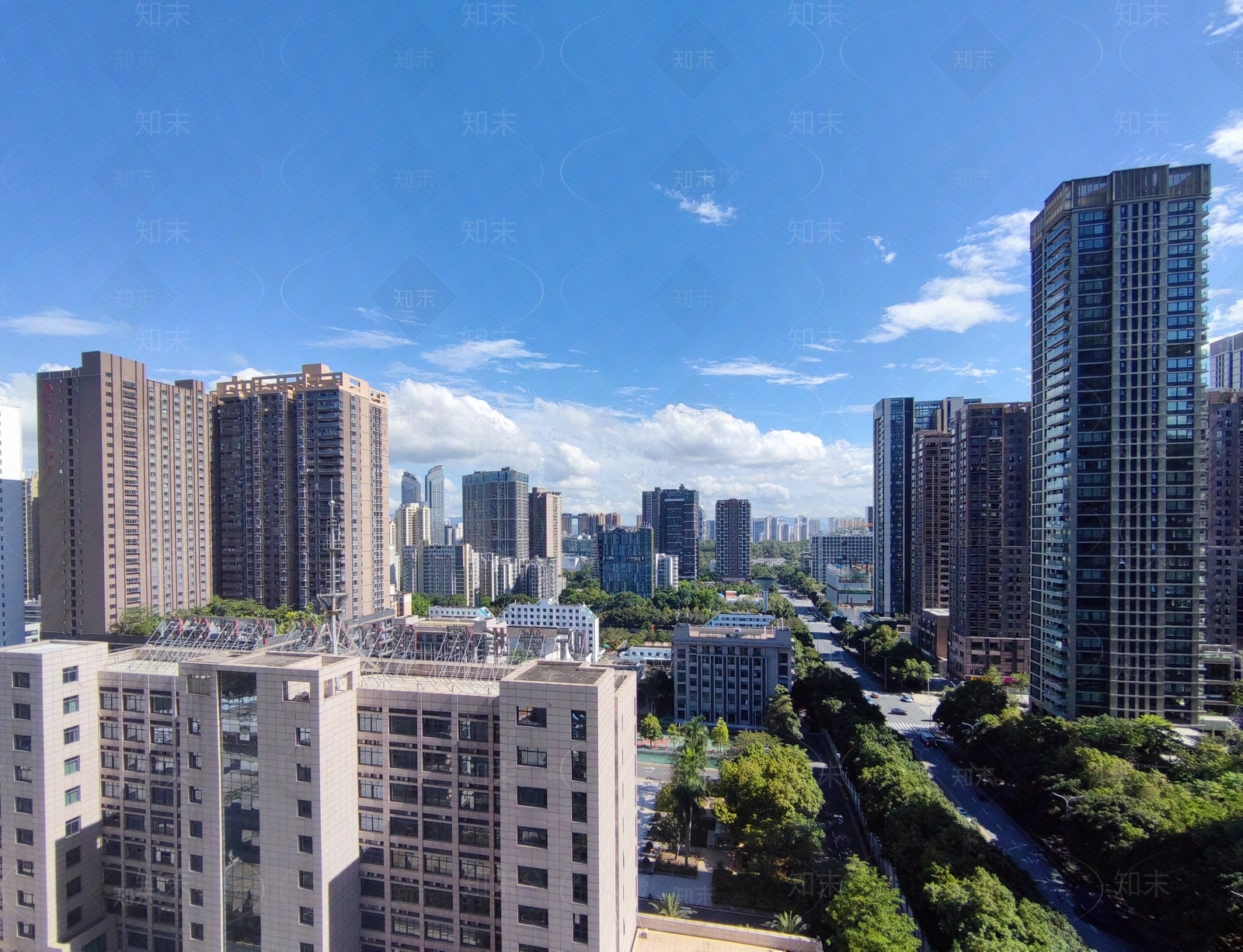 白天城市外景贴图下载【ID:892294323】