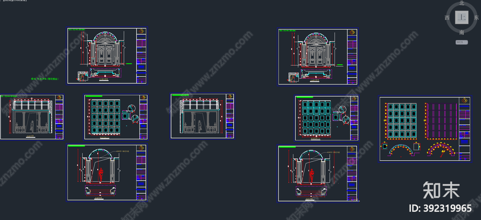 全屋定制施工图下载【ID:392319965】