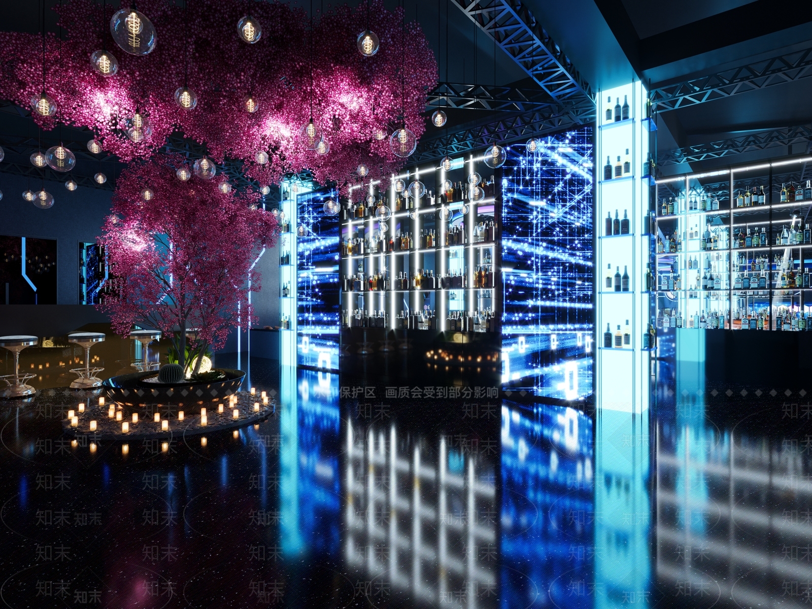 现代酒吧3D模型下载【ID:492353459】