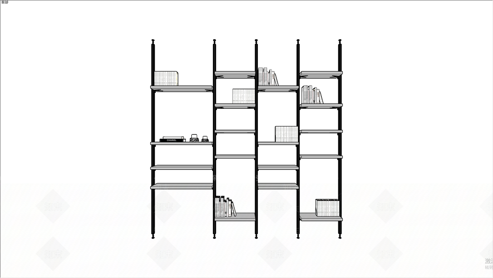 现在展示架SU模型下载【ID:292357570】