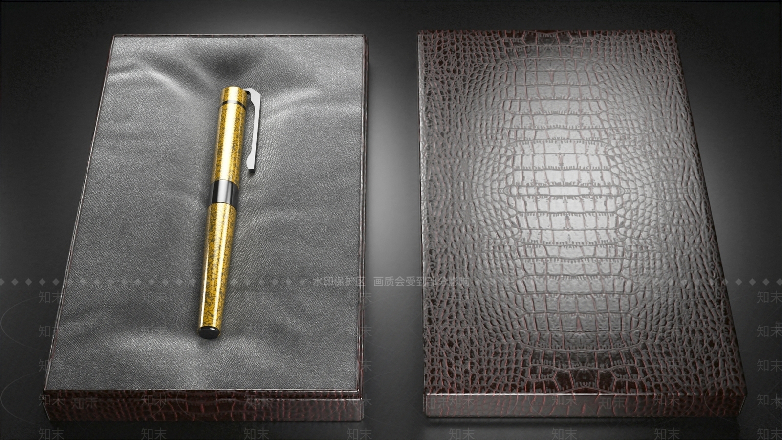 现代笔钢笔3D模型下载【ID:992381128】