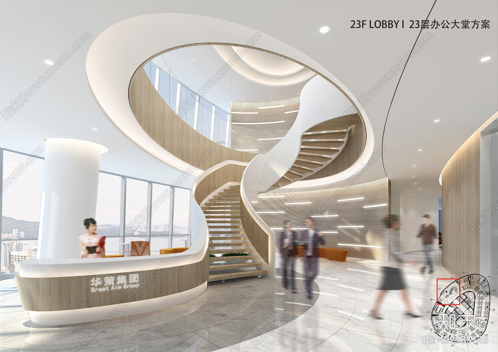 办公楼施工图下载【ID:492385143】