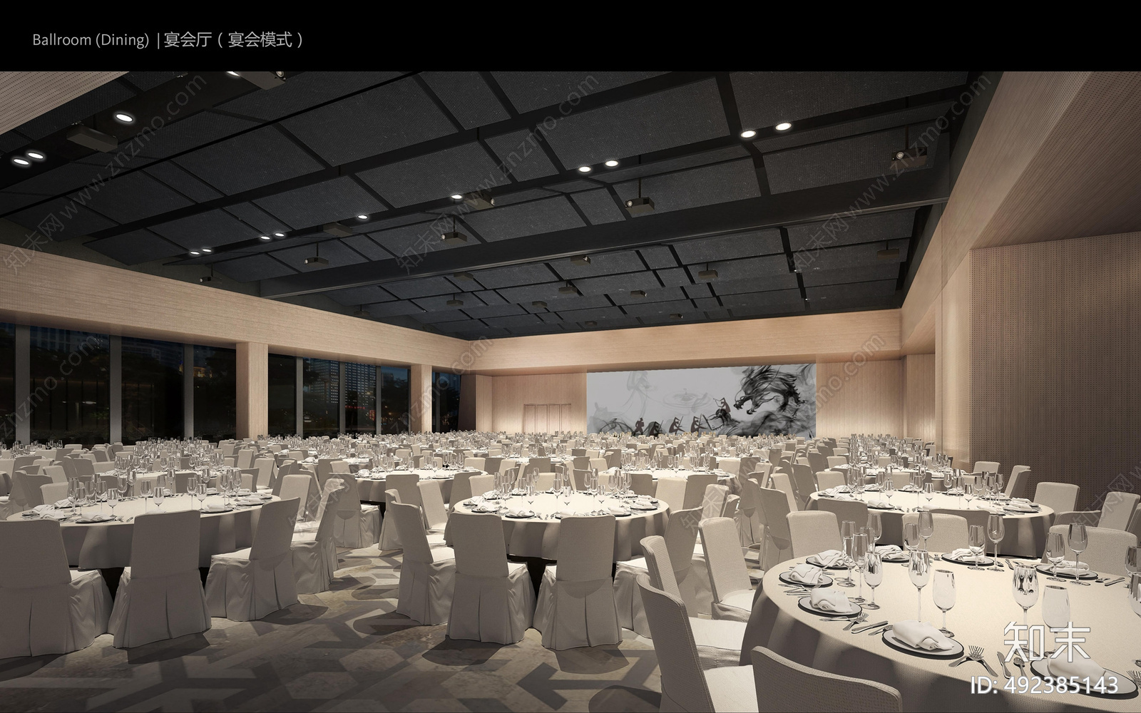 办公楼cad施工图下载【ID:492385143】