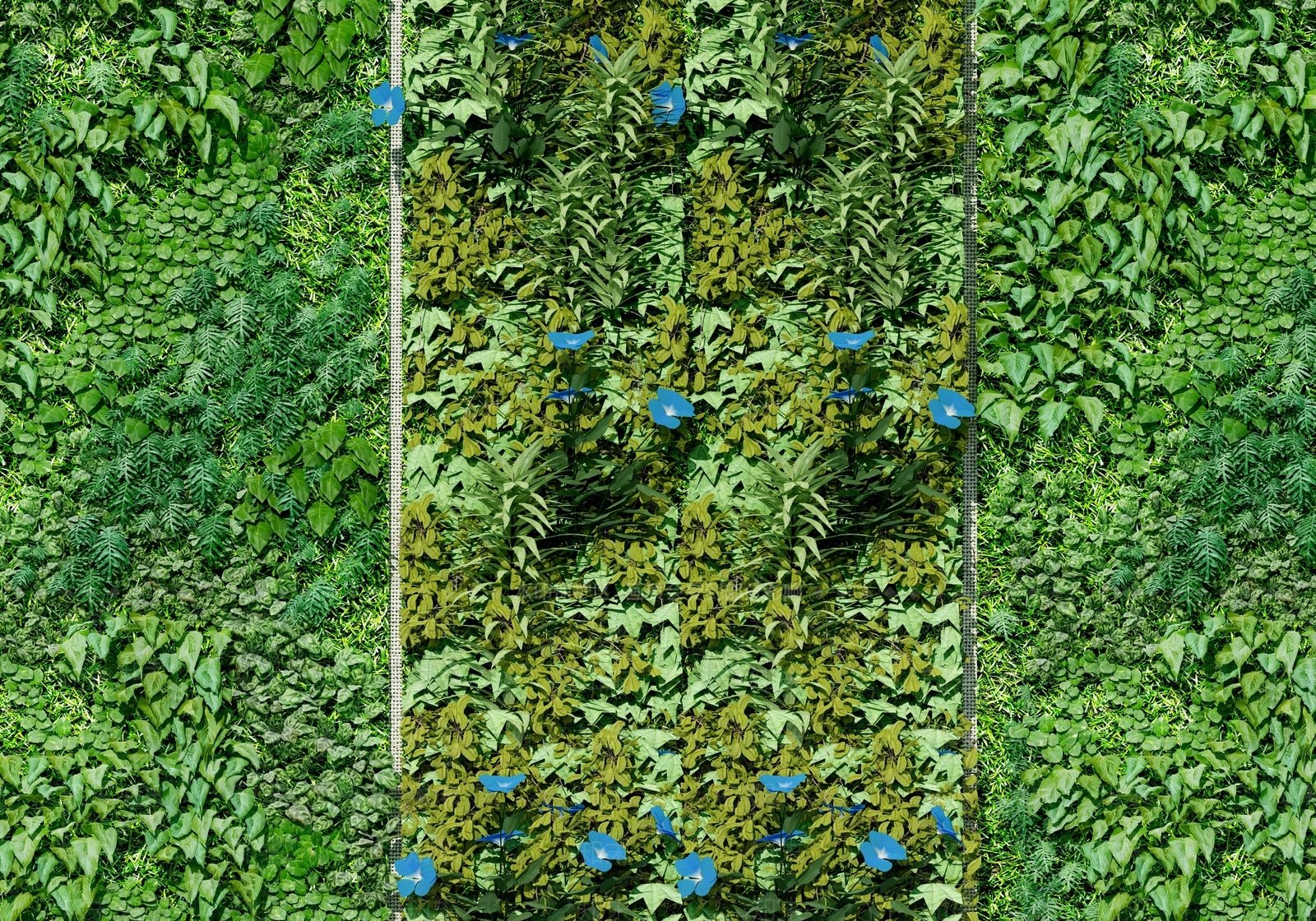 现代绿植墙3D模型下载【ID:492386206】