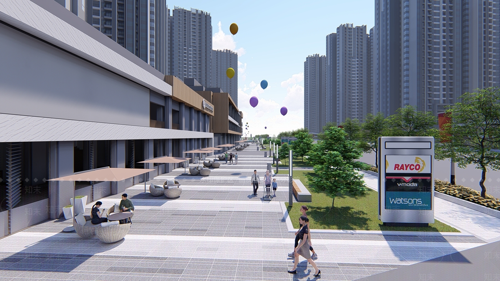 现代商场SU模型下载【ID:393083984】
